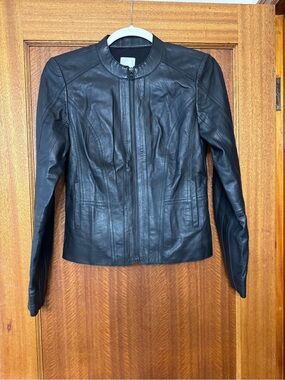 Halogen Leather Jacket, size XS. Gorgeous